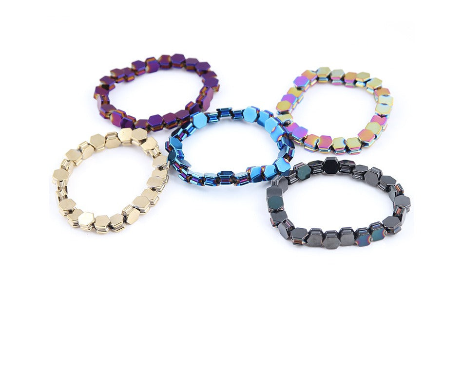 magnetic hematite stone bracelet of the universe  bead bracelet jewelry wholesale