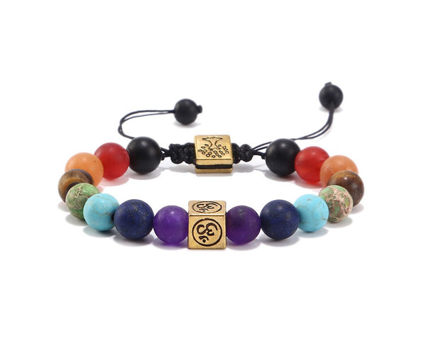 2022 Trendy High Quality Life Tree Natural Stone Bracelet 7 Chakra Beaded Bracelets